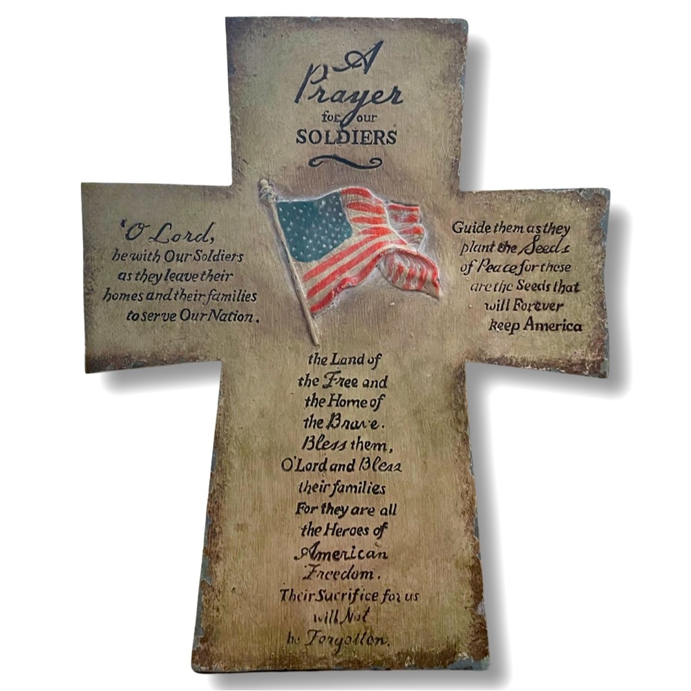 A Prayer For Our Soldiers Cross